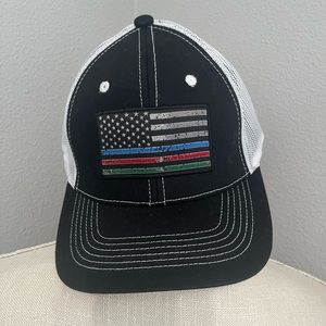 Snapback Justin American Flag hat NWOT